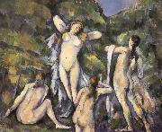Paul Cezanne Bath four women who Sweden oil painting artist